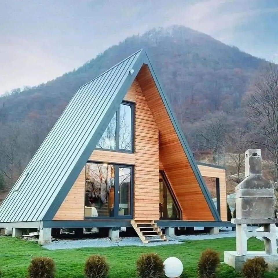 A-frame prefabricated home for nature living