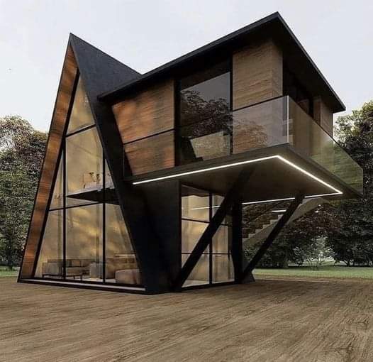 Contemporary prefabricated house